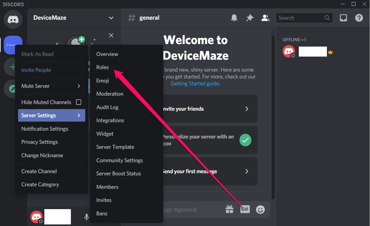 how to change discord name color