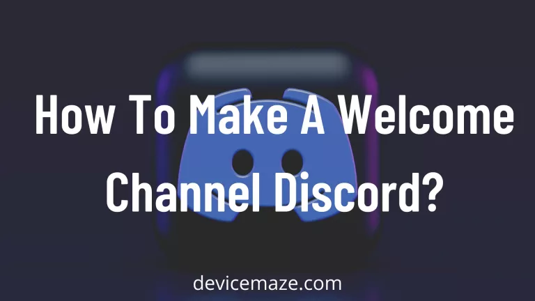 how to make a welcome channel discord